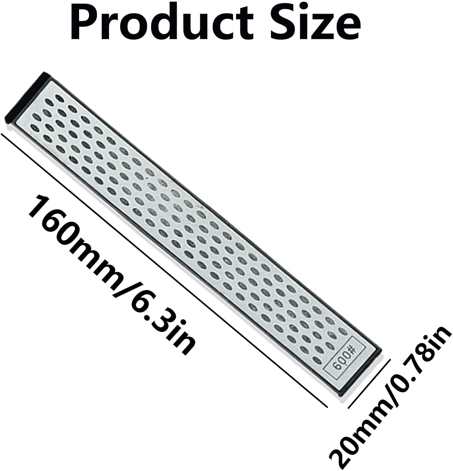 12 Pcs Diamond Sharpening Stone with Anti-Slip Base,Diamond Sharpener, Kitchen Knife Grinding