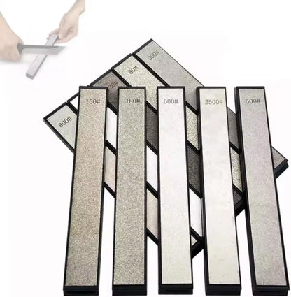 12 Pcs Diamond Sharpening Stone with Anti-Slip Base,Diamond Sharpener, Kitchen Knife Grinding
