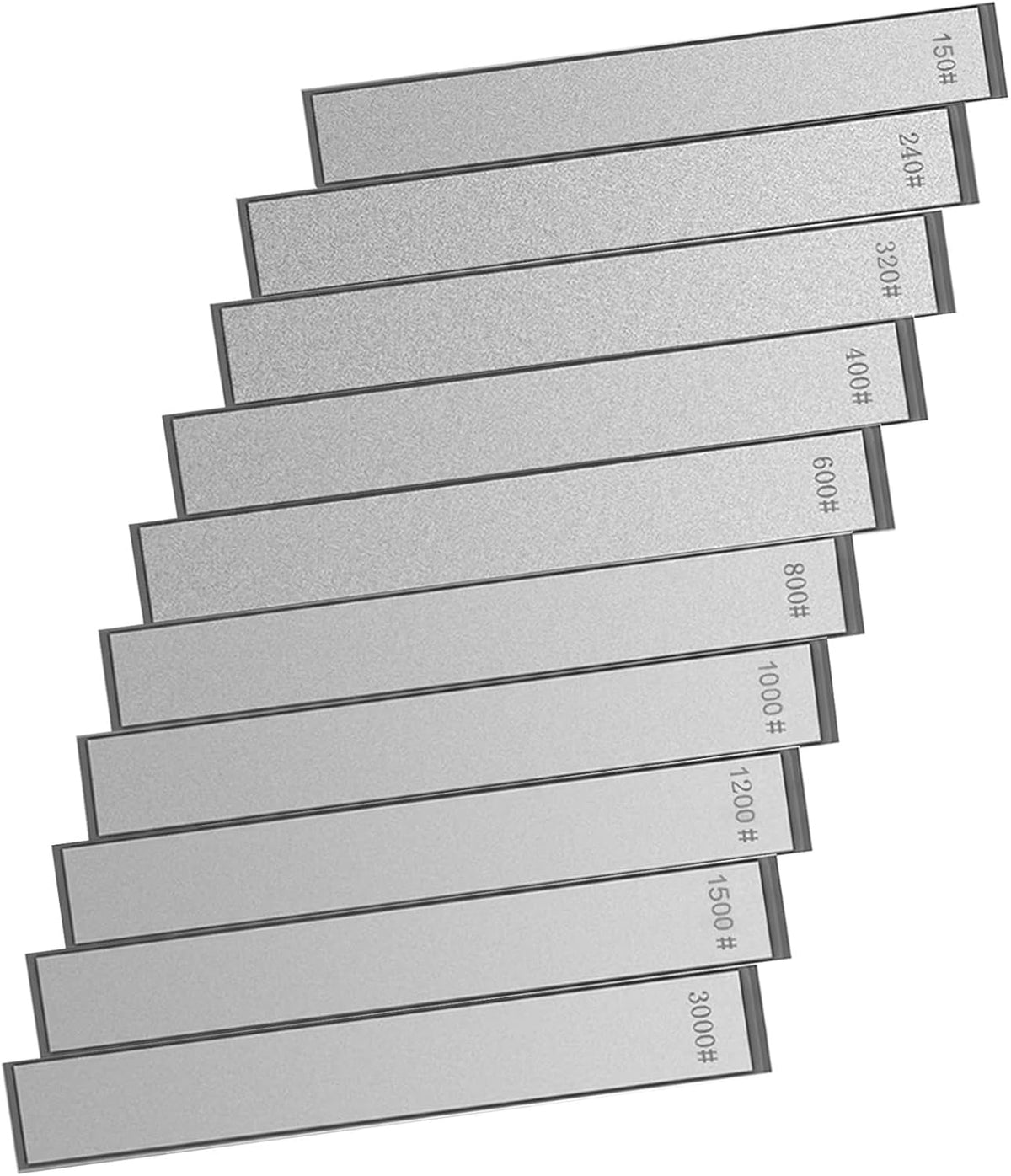 12 Pcs Diamond Sharpening Stone with Anti-Slip Base,Diamond Sharpener, Kitchen Knife Grinding