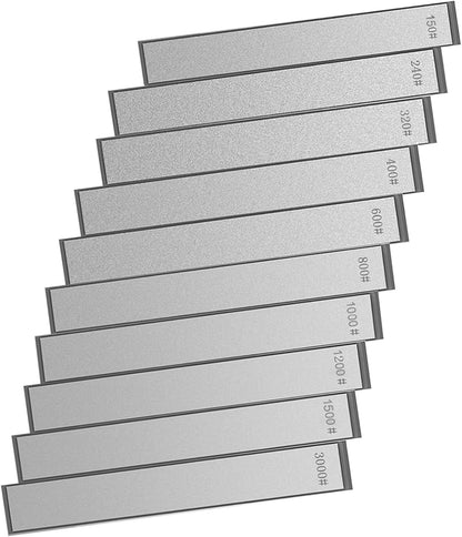 12 Pcs Diamond Sharpening Stone with Anti-Slip Base,Diamond Sharpener, Kitchen Knife Grinding