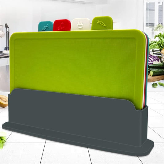 Cutting Board with Stand 4 Piece Kitchen