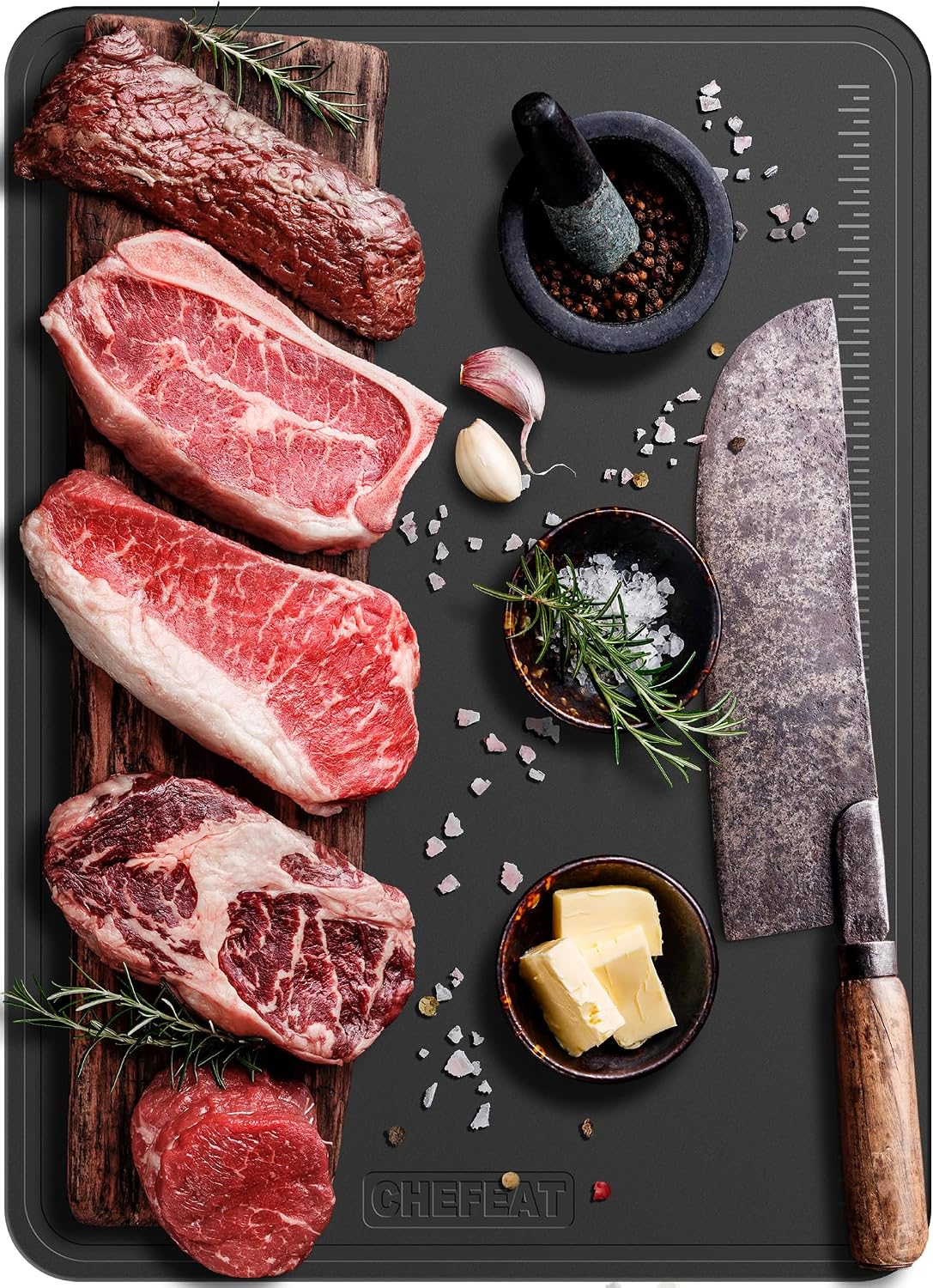 Extra Large Flexible TPU Cutting Board Chopping Mat 17.3 x 12.6 in