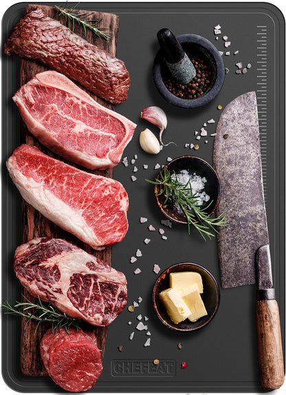 Extra Large Flexible TPU Cutting Board Chopping Mat 17.3 x 12.6 in