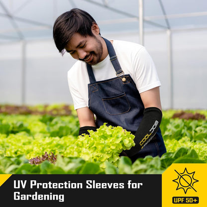 3 Pairs 14/18in A4 Cut Resistant Sleeves with Thumb Hole, UV Sun Protection Arm Sleeves for Thin Skin Farmer Gardener