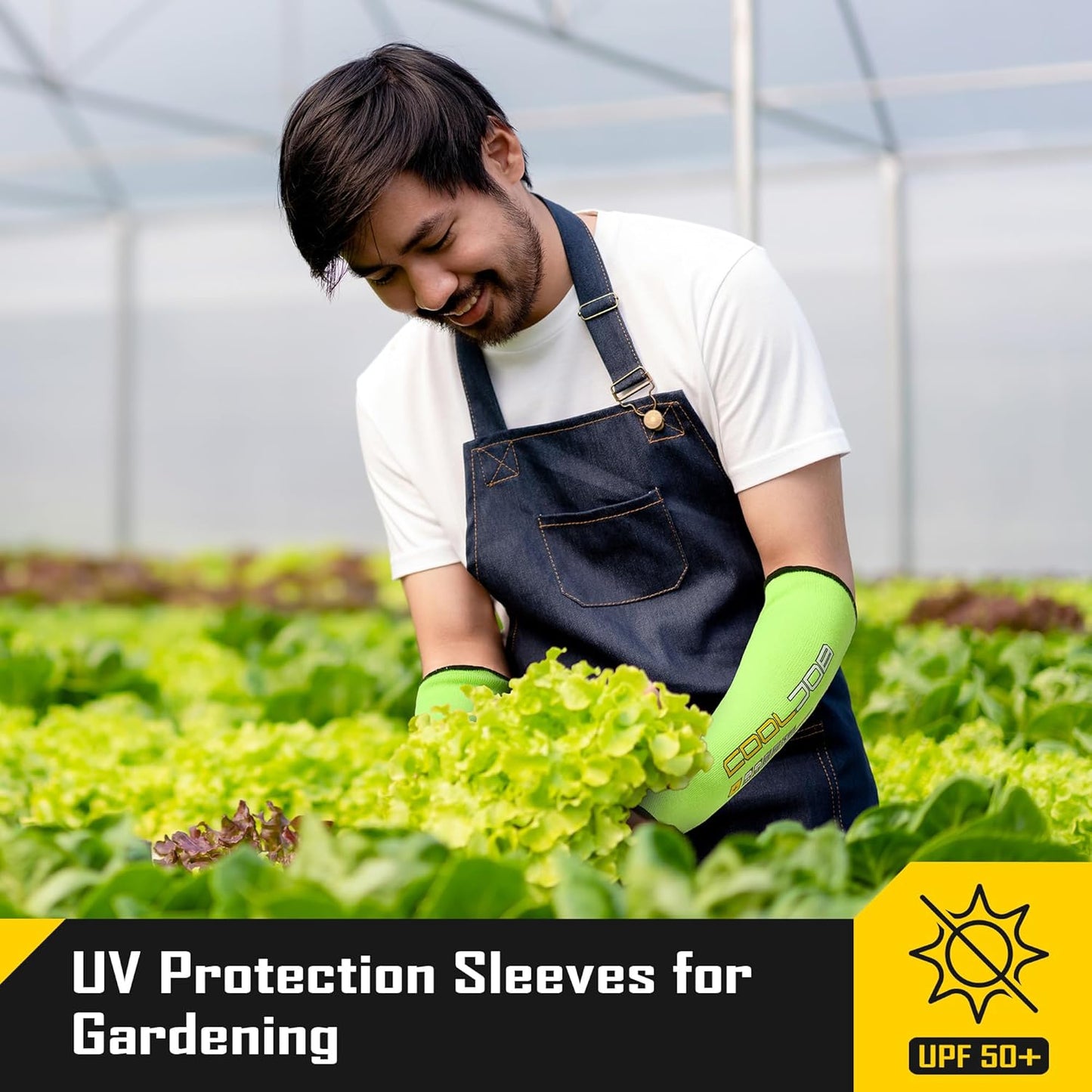 3 Pairs 14/18in A4 Cut Resistant Sleeves with Thumb Hole, UV Sun Protection Arm Sleeves for Thin Skin Farmer Gardener