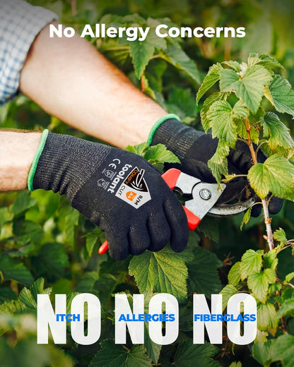 Metal Q Cut Resistant Set, Cut Resistant Sleeves for Thin Skin, Gardening, Pet Grooming & ANSI A4 Cut Resistant Work Gloves with Grip and Ultra Thin, Size Medium
