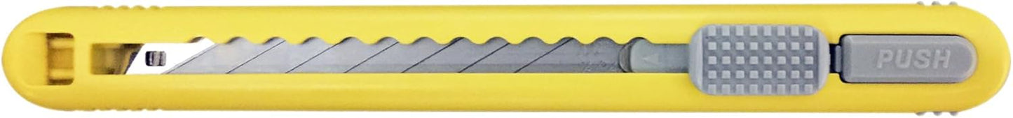 ABS Grip 30-Degree Multi-Blade Cartridge Knife (A-553P),Yellow