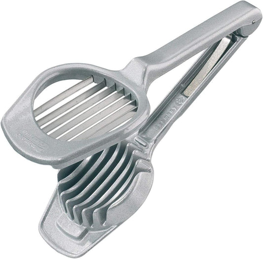Mushroom & Egg Slicer – Heavy-Duty Aluminum Cutter with 7 Stainless Steel Blades for Even Slices, Multi-Purpose Food Slicer for Mushrooms, Eggs, Strawberries & Kiwi, Kitchen Essentials