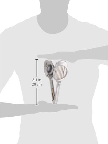Mushroom & Egg Slicer – Heavy-Duty Aluminum Cutter with 7 Stainless Steel Blades for Even Slices, Multi-Purpose Food Slicer for Mushrooms, Eggs, Strawberries & Kiwi, Kitchen Essentials