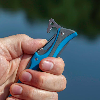 Smith’s RegalRiver 4-Inch Folding Flex Fillet Knife – Green – Stainless Steel Locking Blade – Pocket Knife – Fisherman Accessory – Carabiner – Portable – Fish Cleaning & Deboning