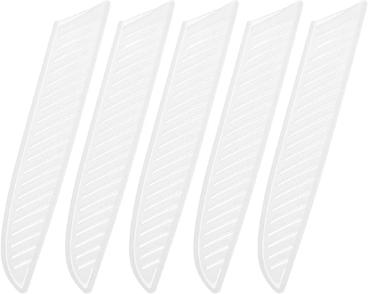 5Pcs Knife Cover Sleeves Blade Edge Guards for 8" Chef Knife Protector Universal Knife Sheath for Kitchen, White