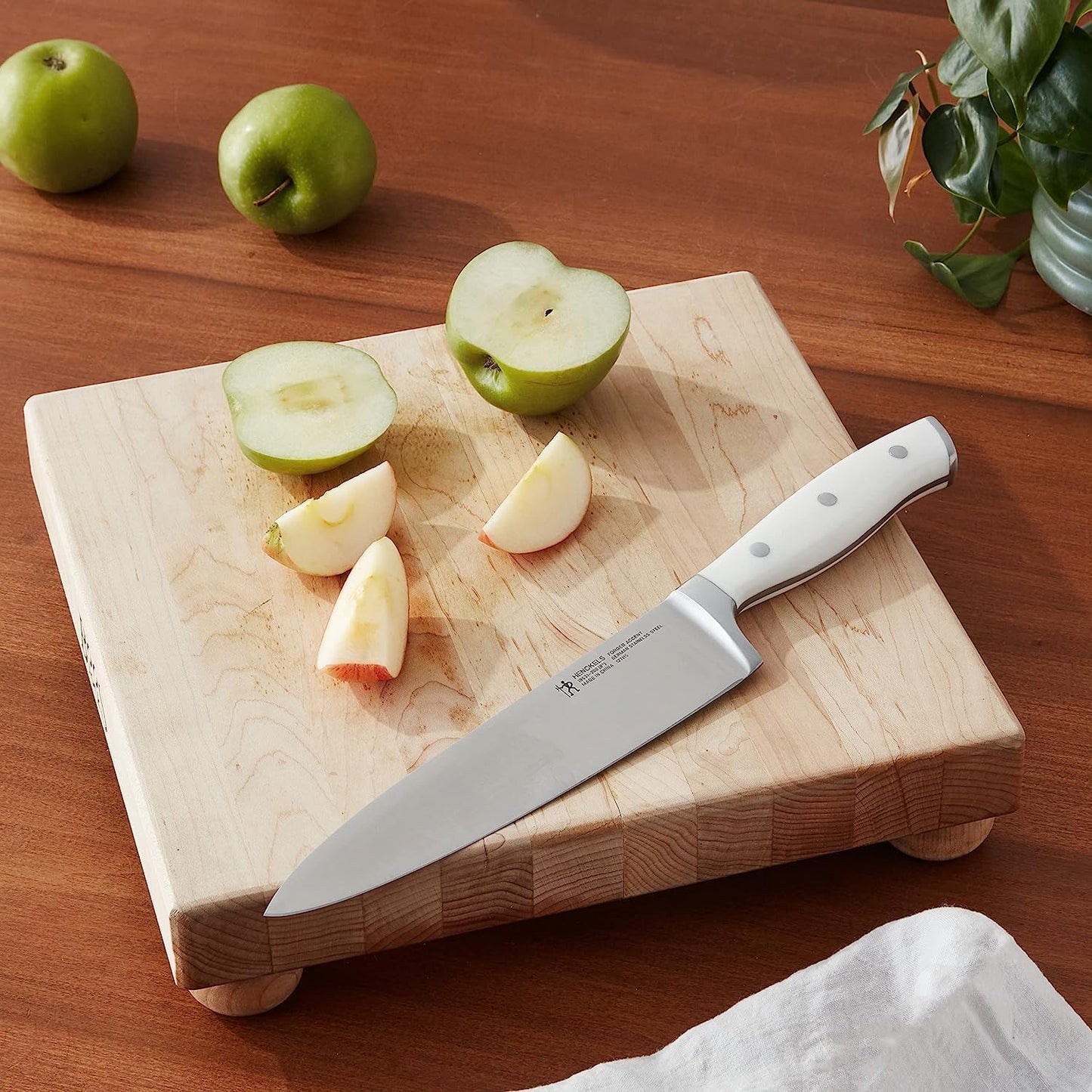 Forged Accent Razor-Sharp 8-inch Chef's Knife, Black, German Engineered Informed by 100+ Years of Mastery