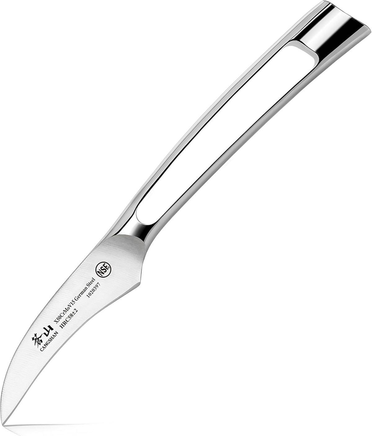 Cangshan N1 Series 1020397 German Steel Forged Peeling/Tourne Knife, 2.75-Inch Blade