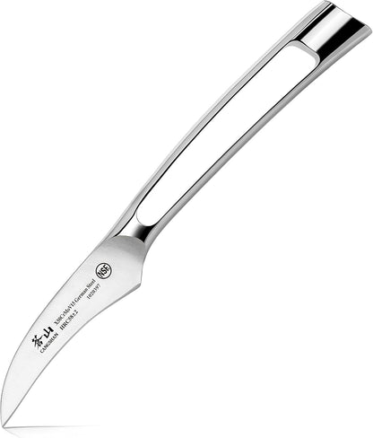 Cangshan N1 Series 1020397 German Steel Forged Peeling/Tourne Knife, 2.75-Inch Blade