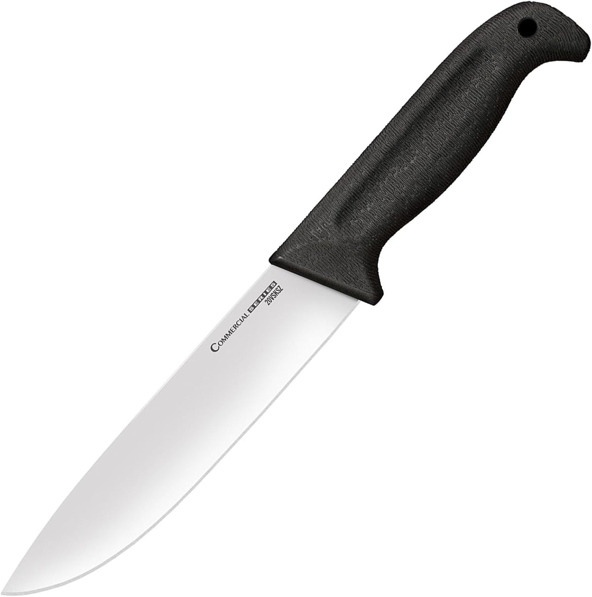 Cold Steel Commercial Series 6" Flexible German 4116 Stainless Steel Fixed Blade Narrow Straight Back Game & Fish Processing Cutting Boning Knife with Ergonomic Kray-Ex Handle
