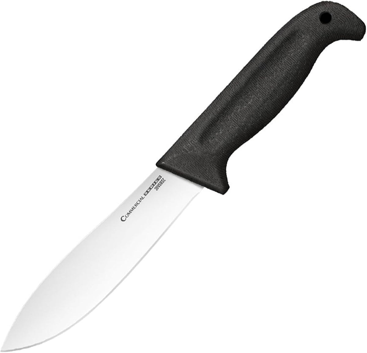 Cold Steel Commercial Series 6" Flexible German 4116 Stainless Steel Fixed Blade Narrow Straight Back Game & Fish Processing Cutting Boning Knife with Ergonomic Kray-Ex Handle