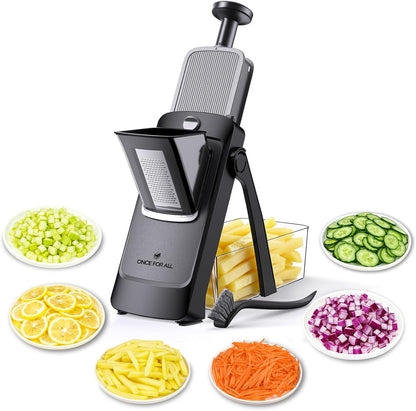 Upgrade Safe Mandoline Slicer Plus, Bigger Size, SkyBlue