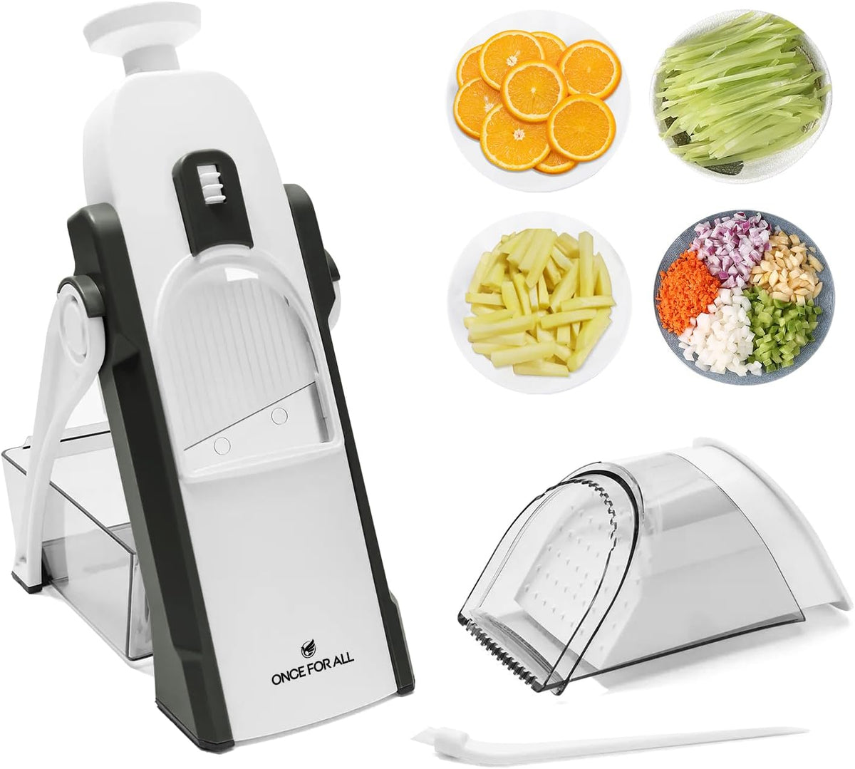 Upgrade Safe Mandoline Slicer Plus, Bigger Size, SkyBlue