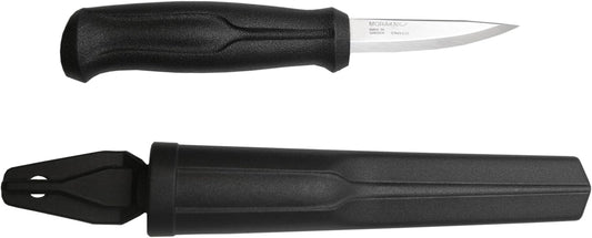 Woodcarving Basic Sandvik Stainless Steel Wood Carving Knife With Sheath, 3 Inch