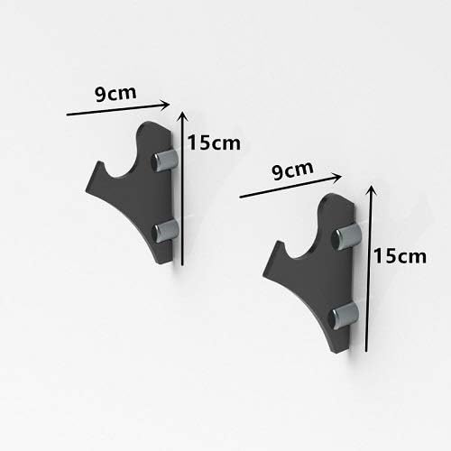 lightsaber rack, wall-mounted lightsaber rack, suitable for swords, 1 pair of lightsaber sabers (Transparent)