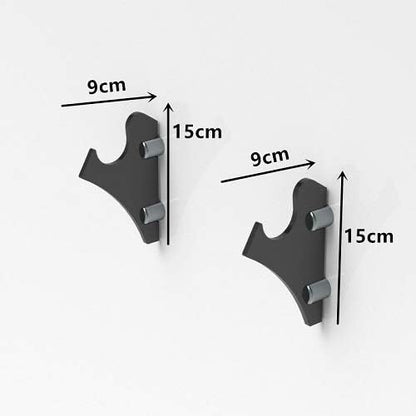 lightsaber rack, wall-mounted lightsaber rack, suitable for swords, 1 pair of lightsaber sabers (Transparent)