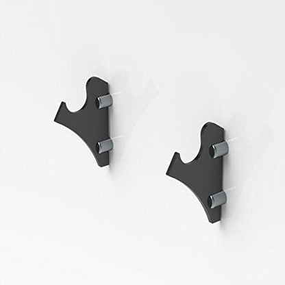 lightsaber rack, wall-mounted lightsaber rack, suitable for swords, 1 pair of lightsaber sabers (Transparent)