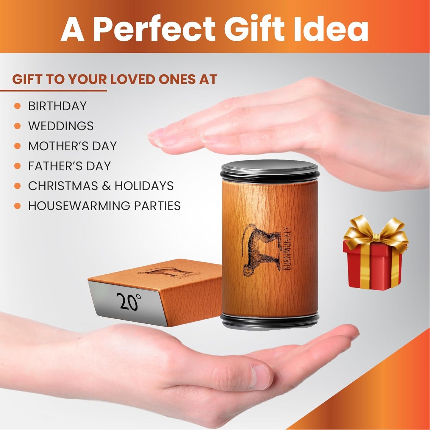 Rolling Knife Sharpener Kit - Magnetic Rolling Sharpener for Knives with 15 & 20 Degree Angles – Rolling Stone Pro Sharpener for Kitchen & Pocket Knives - Ideal Gift for Christmas.